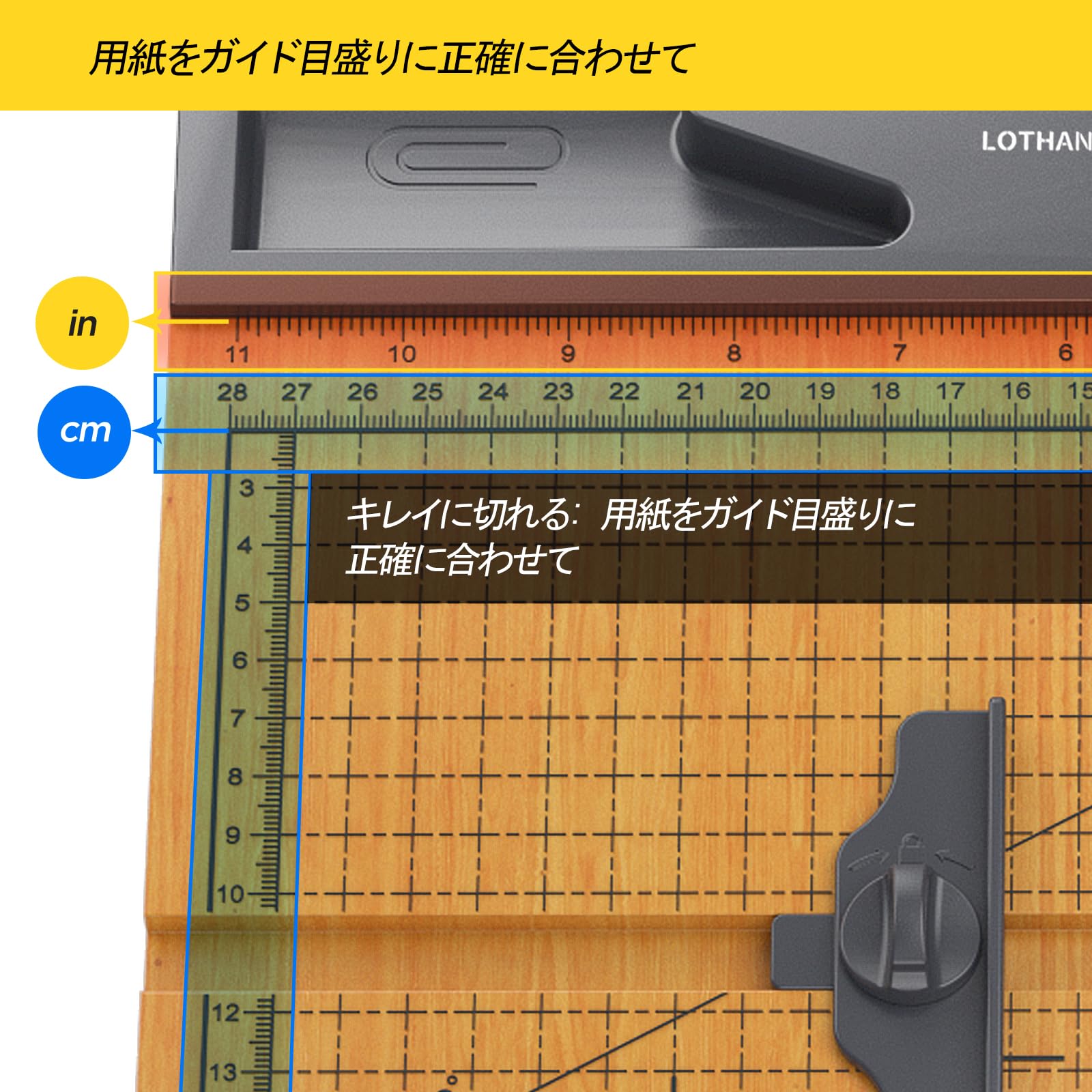 木製 ペーパーカッター 裁断機 Amazon | 木製 裁断機 ペーパーカッター LOTHANEK 対応 紙切り A4 紙